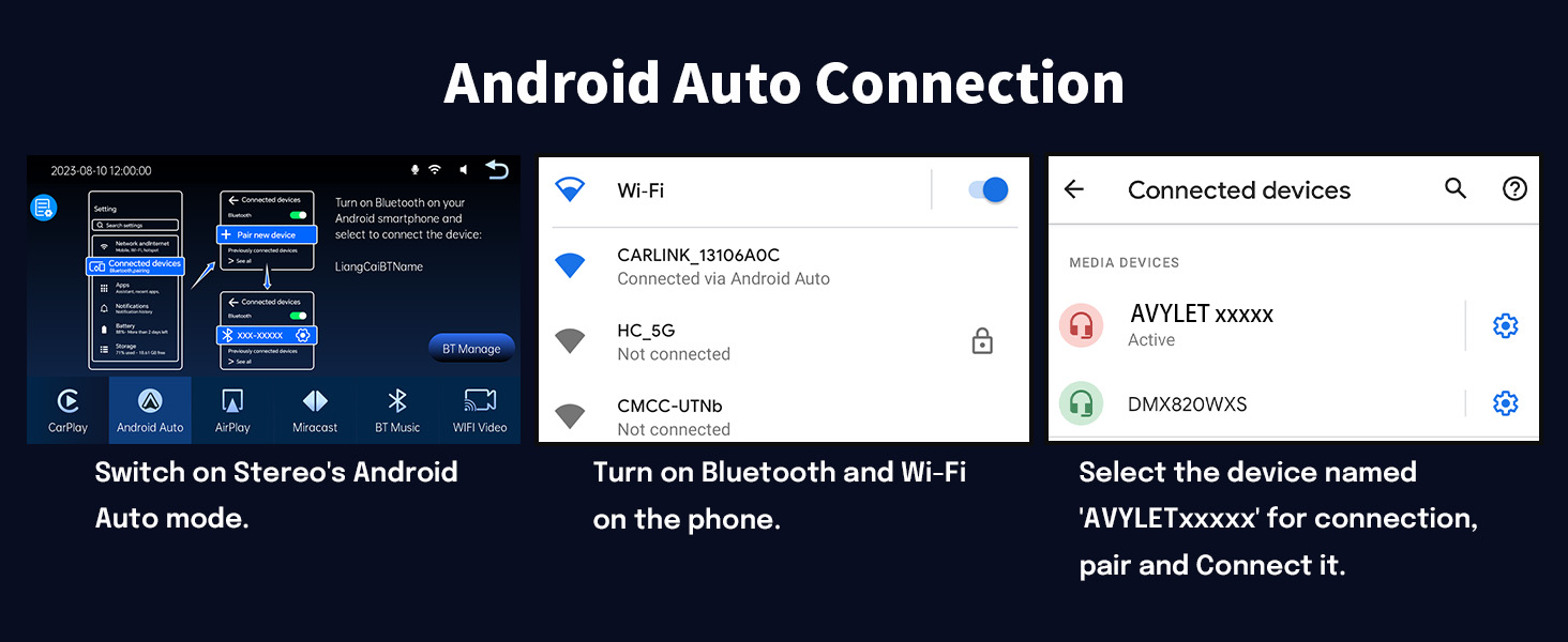 android auto screen