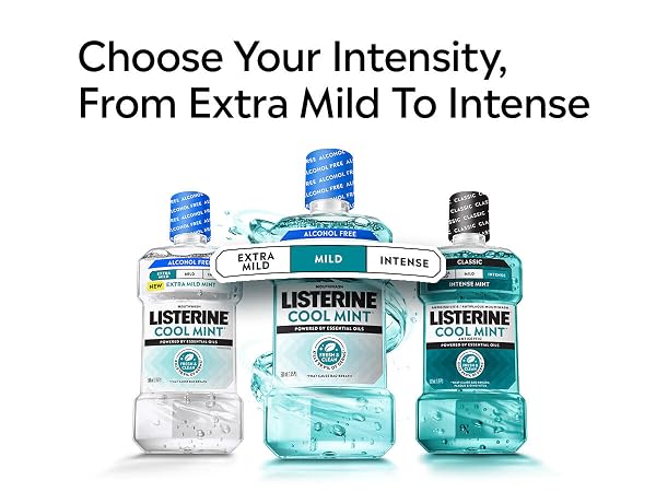 Choose your intensity from extra mild to intense