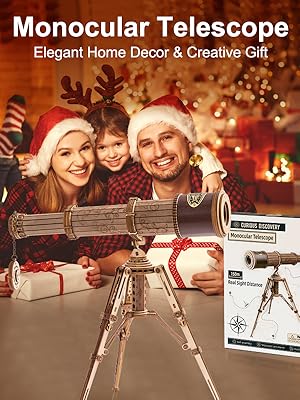 rokr 3d wooden puzzles telescope st004