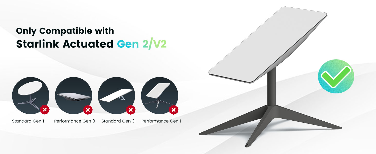 Starlink Accessories for V2 Internet Kit Satellite