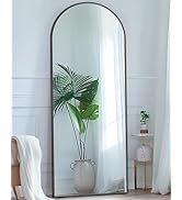 Full Length Mirror, Arch 58"x18" Floor Mirror for Bedroom, Hanging Mounted Mirror for Living Room...