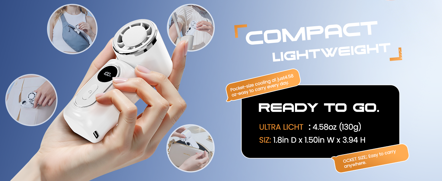 Clip-On Portable Fan