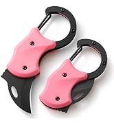 COOL PARD EDC Pink Pocket Knife for Women Girl,Small Folding Knife with 1.34'' Sharp Blade, Pink ...