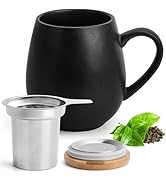 Ceramic Tea Cup with Infuser Lid