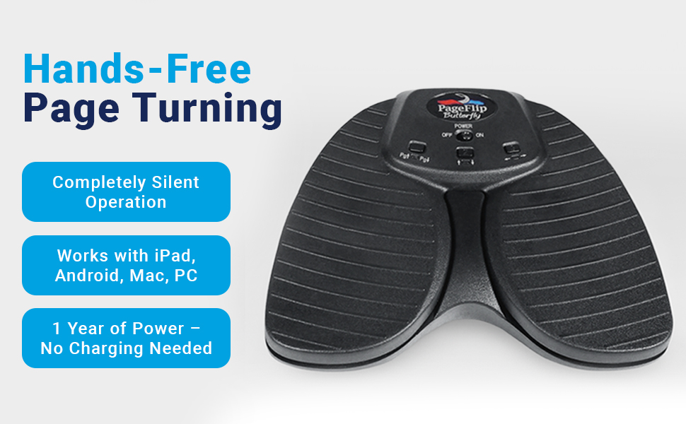 pedal for keyboard bluetooth page turner ipad remote piano accessories pageflip