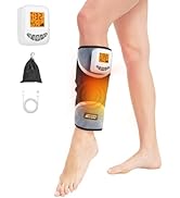 JOBYNA Cordless Leg Massager for Circulation and Pain Relief - 5000mAh Portable Heating Pad for L...