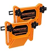 POWERTEC 71393 Dual Universal Featherboards for Multi-Functional Woodworking w/Flex and Miter Loc...