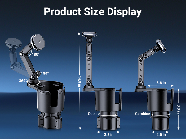 Magnetic Wireless Cup Charging Holder