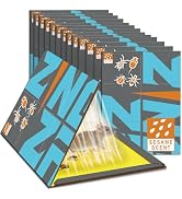ZingZap Sticky Mouse Traps Glue Boards 10-PK, 3X Faster Catch with Built-in Sesame Scent, Extra-H...