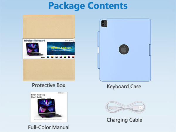ipad air 13 inch keyboard case blue 13