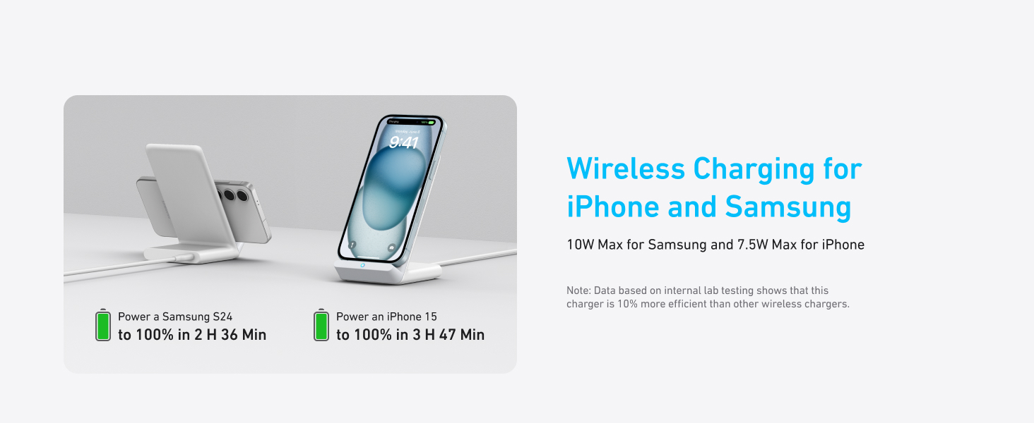 wireless charging for iphone and samsung