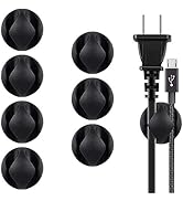 Beadnova Cable Clips Cord Organizer Cable Management Wire Cord Holder 2 Slots Adhesive Cord Holde...