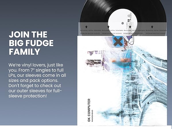 Premium Inner Vinyl Sleeves