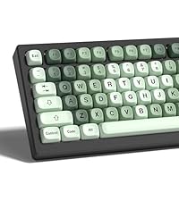 Womier Keycaps - Pink Cute PBT Keycaps MOA Dye-Sublimation 60 65 75 100 Percent, Custom Key caps Set...