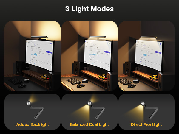 computer monitor light bar, desk light for home office laptop,led desk lamps