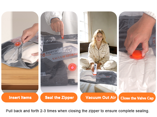 Vacuum Bags for Travel with Pump