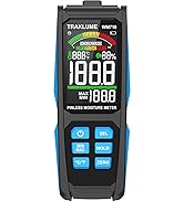 Wood Moisture Meter for Lumber Pinless Moisture Tester for Drywall with Colorful Screen Moisture ...