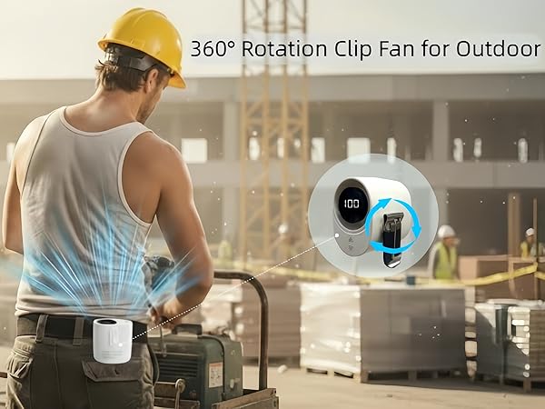 A fan belt or wearable fan is the perfect companion for long-distance trekking