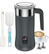 Ovetedot Milk Frother, 4-in-1 Milk Frother and Steamer, 10.1oz/300ml Automatic Hot and Cold Foam ...