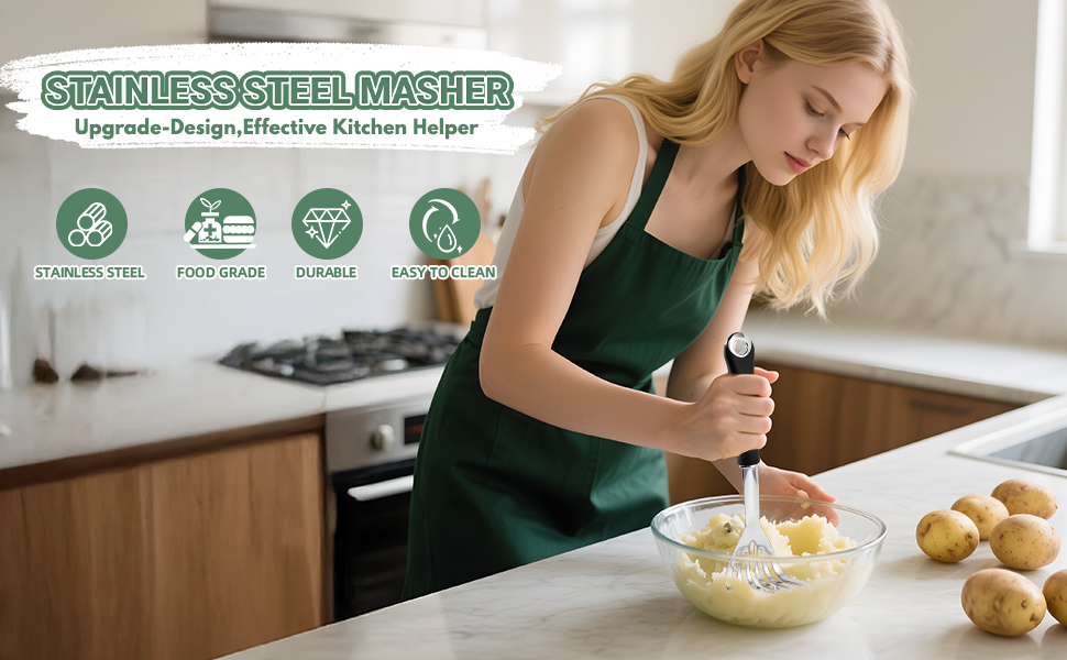 Potato Masher Stainless Steel