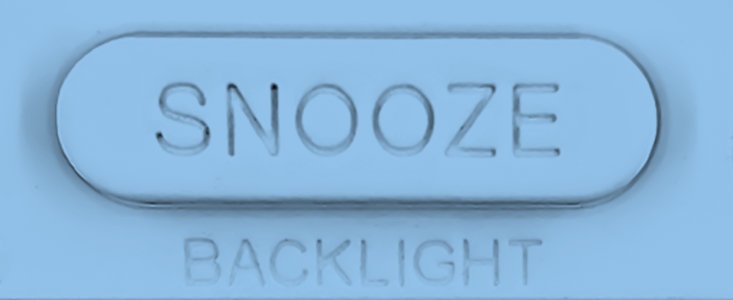 Easy to Set Alarm and Snooze 