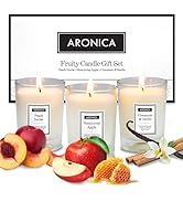 Aronica Fruity Candles for Women, Baby Shower Game Gifts for Winners, Soy Candles for Home Scente...