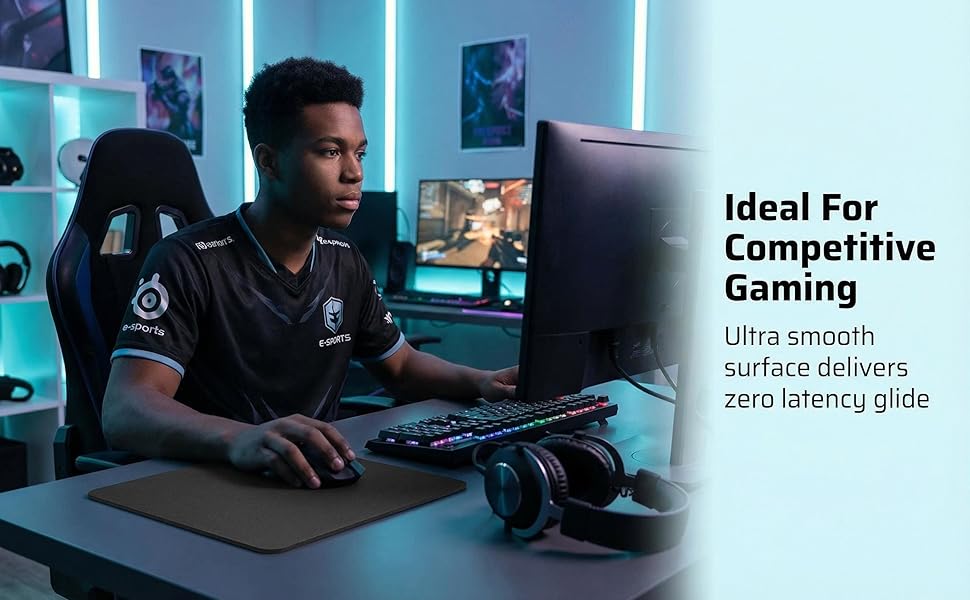 black mouse pad for gaming