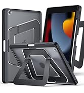 JUQITECH Kickstand Case for iPad 9th Generation (2021) / 8th Generation (2020) / 7th Gen (2019) 1...
