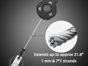 retractable keychain heavy duty