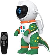 PANAMALAR Dinosaur Star Galaxy Projector, Astronaut Galaxy Light Projector 360 Rotation with Remo...