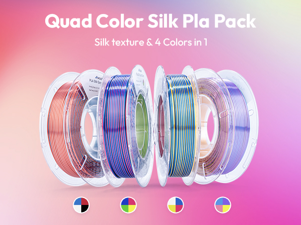 Quad Color Silk pla Pack
