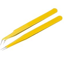 Yellow Stainless Tweezers