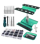 RC Car Repair Work Stand Repair Tool Set 360 Degree Rotation and 523 PCS RC Screws Kit &amp; RC Screw...