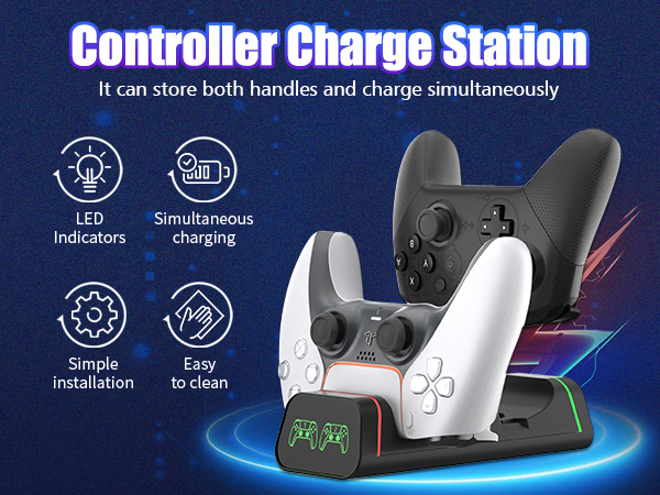 switch pro controller charger dock