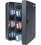 Uniclife 100 Position Key Cabinet with Combination Lock Resettable Black Digital Security Storage...