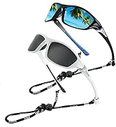 NACHLYNN 2/4/6 Pack Polarized Sport Sunglasses for Men Women Cycling Fishing Running Shades Sungl...