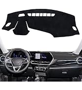 smabee Car Dash Mat Compatible with 2024 Chevrolet/Chevy Trax Dashboard Pad Sunshade Dashmat Cent...