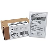 (50) Gorilla Supply Credit Card Cleaning Cards, Dual Side Card Reader Cleaner, POS Terminal Magne...