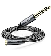 ZOOAUX 1/4 to 3.5mm Headphone Adapter TRS 6.35mm 1/4 Male to 3.5mm 1/8 Female Stereo Jack Audio A...