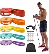 Zacro Resistance Bands, 6 Resistance Levels Pull Up Assistance Bands, Exercise Bands for Men&amp;Wome...