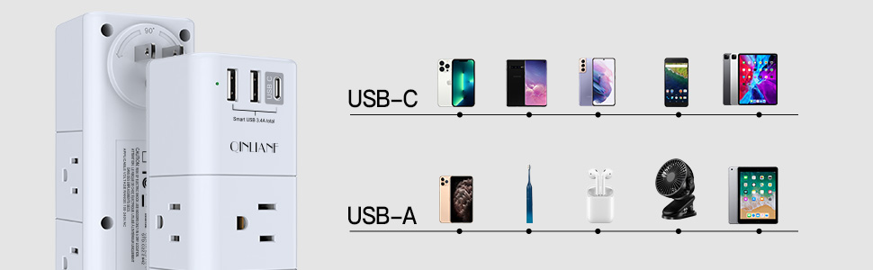 usb plugs for wall outlet