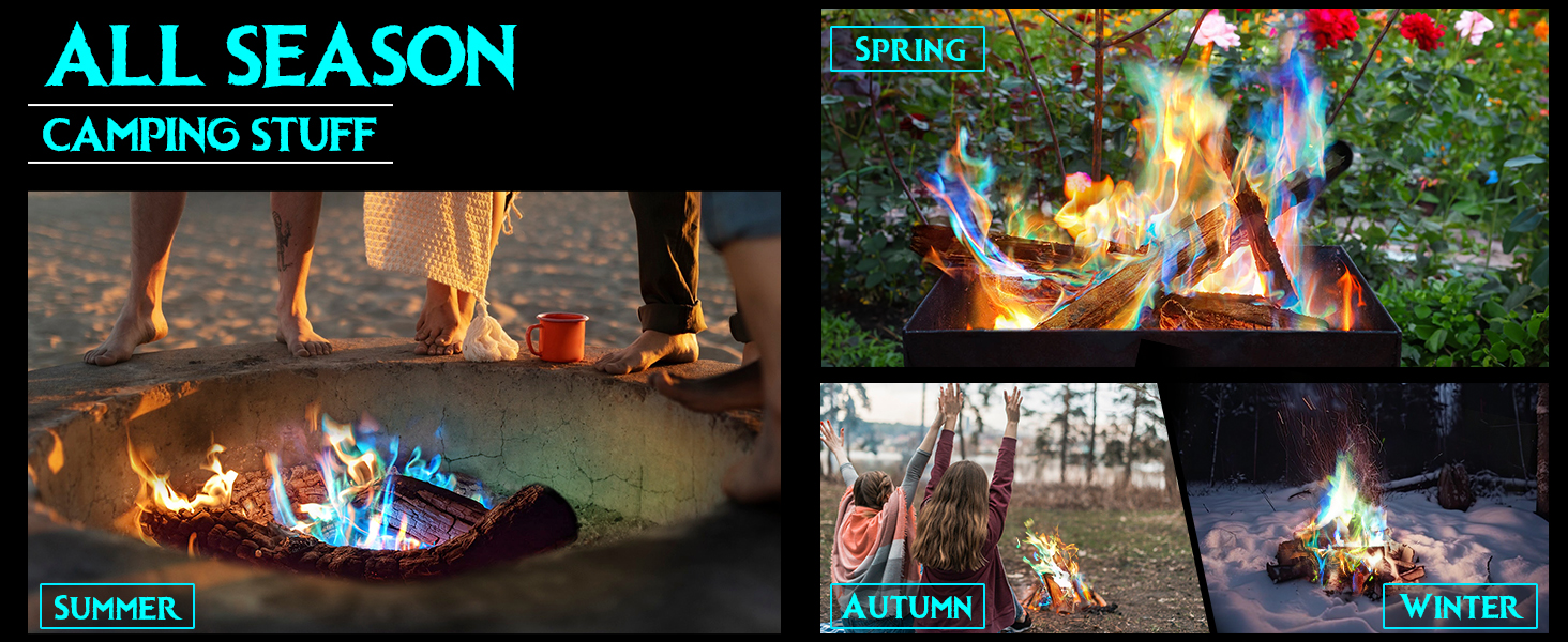 Fire Changing Color Packets