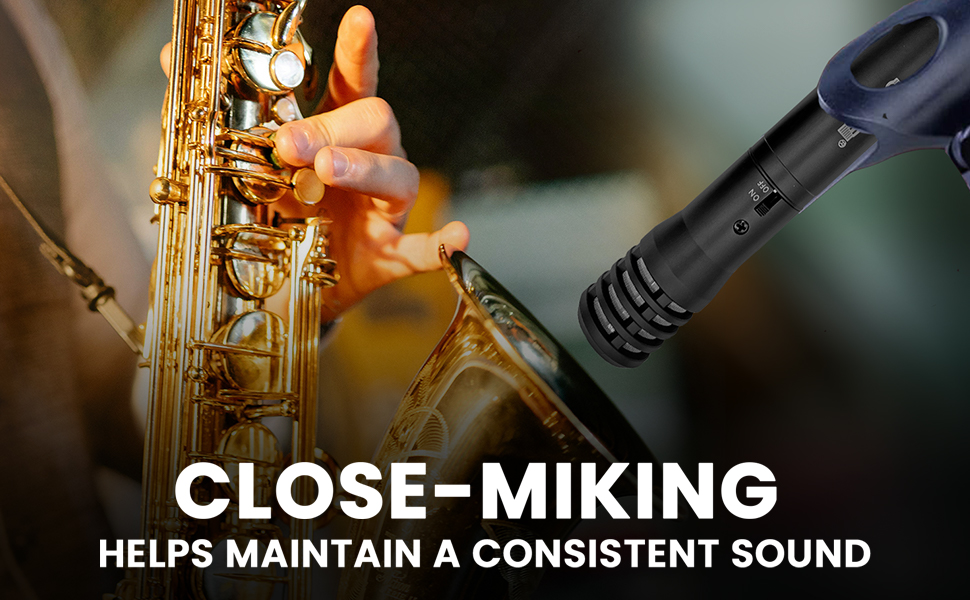 Instrument Microphone, XLR Cardioid Uni Directional Condenser Mic, INSTRU MIC