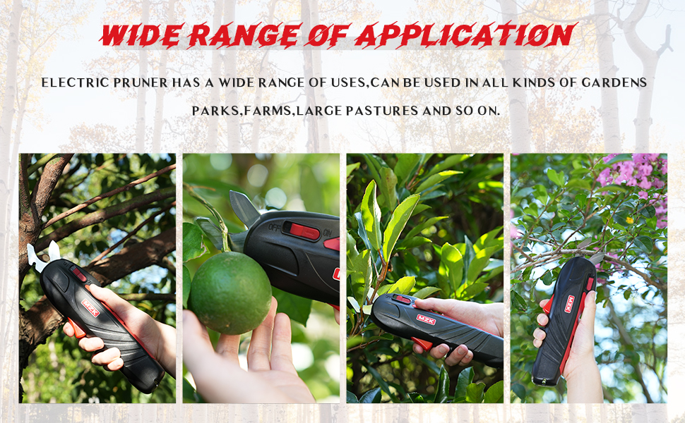 MZK pruning shears wide range of application