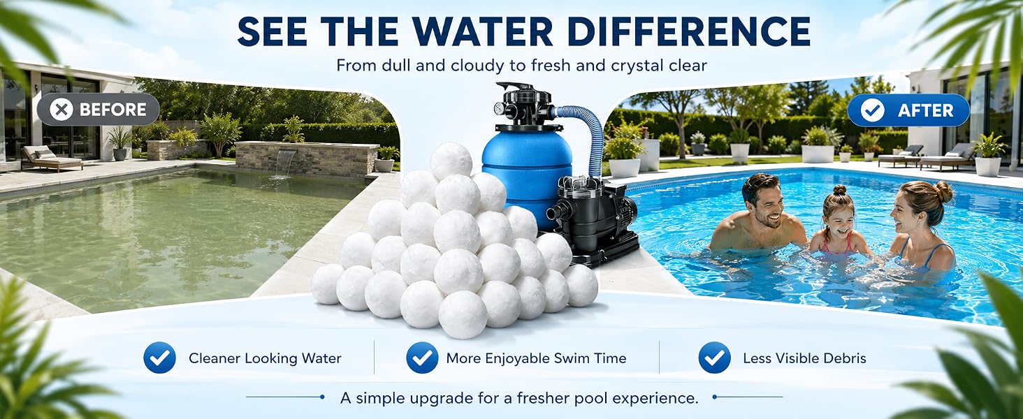 POOL FILTER BALLS