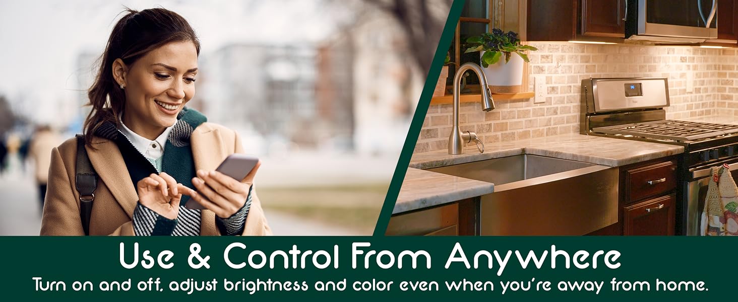 Smart Lighting Under Cabinet Lighting Puck Lights Alexa Lights Bar Lights Cabinet Lights