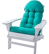 Enipate Weather Resistant Adirondack Chair Cushions High Back Indoor Outdoor Patio Tufted Lounge ...