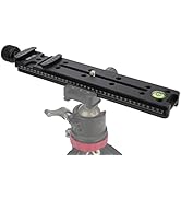 Camera Rail Nodal Slide 200mm Quick Release Plate Clamp with D-Ring Screws for Garmin Xero C1 DSL...