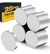 TRYMAG 25Pcs Magnets, 20 x 3mm Strong Neodymium Rare Earth Magnets for Crafts, Heavy Duty Magnets...