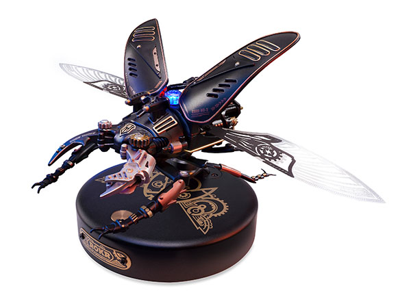 ROKR Mechanical Manta Ray 3D Metal Model Puzzle for Adults & Teens, Mechanical STEM Model Building K...